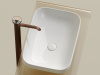 Фото раковина накладная ceramicanova element 50 см, цвет: белый cn6055