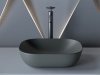 Фото раковина накладная ceramicanova element 45.5 см, цвет: антрацит cn6009mdh