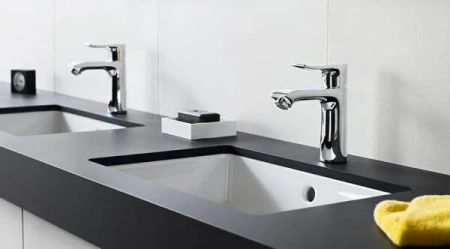 Фото смеситель для раковины hansgrohe metris 31121000