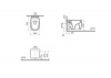 Фото подвесной унитаз vitra plural 7830b403-0075