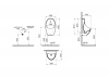 Фото подвесной писсуар vitra arkitekt urinal 5999b003-5555
