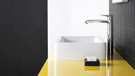 Фото смеситель для раковины hansgrohe metris 31184000