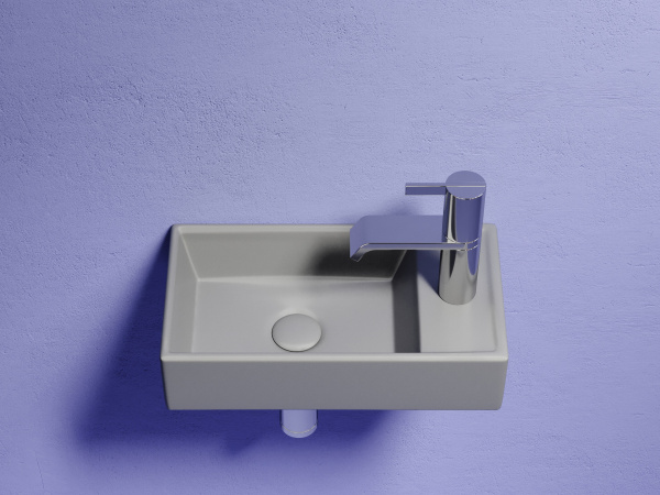 Фото раковина подвесная ceramicanova element 41.7 см, цвет: антрацит cn6051lmh