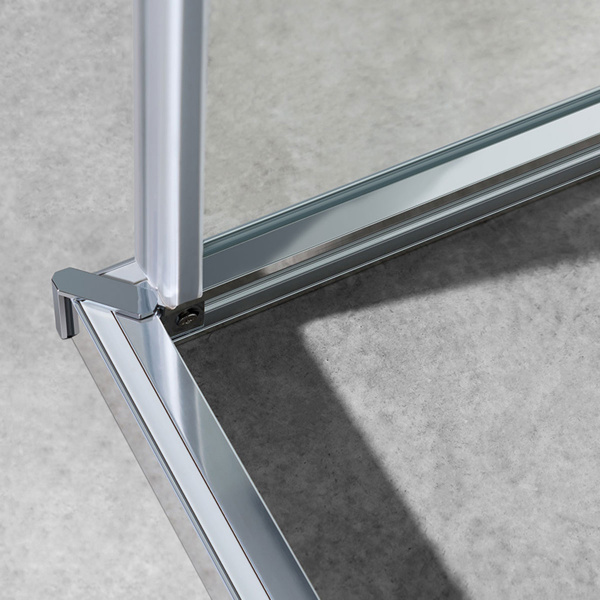 Фото душевое ограждение vincea slim-u 90x90 см  vss-2su900cl