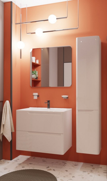 Фото тумба с раковиной эстет kare luxe 80 см фр-00005715