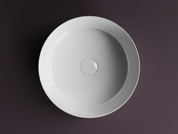 Фото раковина накладная ceramicanova element 35.8 см, цвет: белый cn6032