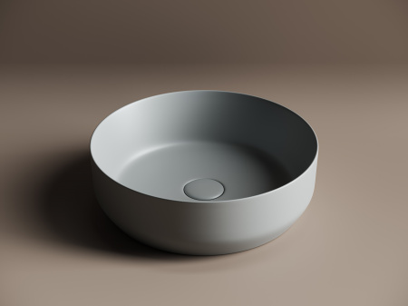 Фото раковина накладная ceramicanova element 39 см, цвет: антрацит cn6022mh