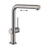 Фото смеситель для кухонной мойки hansgrohe talis 72809340