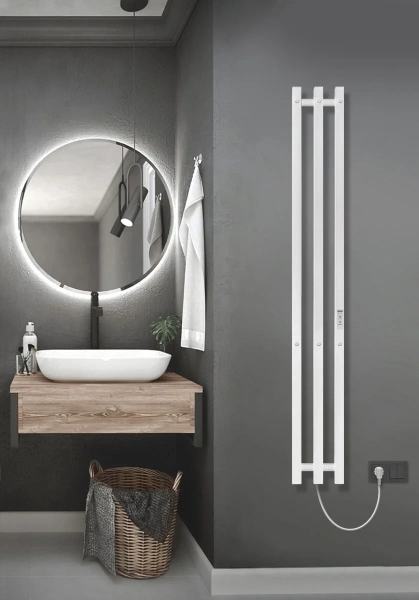 Фото электрический полотенцесушитель indigo  style 4 pro 120/18 lspre120-18wmrt