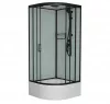 Душевая кабина Frank F409/2 М Black 90x90 см 20070