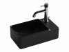 Раковина подвесная Ceramicanova Element 39.5 см, цвет: черный CN5045MB