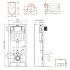 Фото унитаз с инсталляцией am.pm like is47001.801900