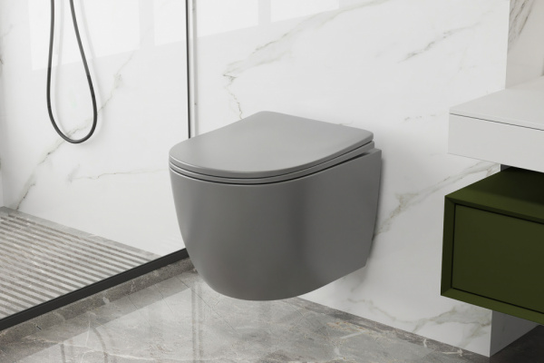 Фото унитаз подвесной abber bequem ac1103mg