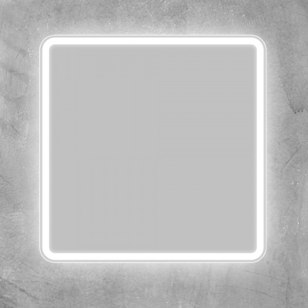 Фото зеркало с подсветкой belbagno marino 80 см spc-mar-800-800-led-btn