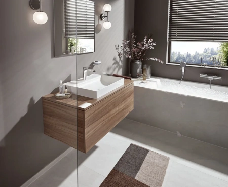 Фото смеситель для раковины hansgrohe vivenis 75022000