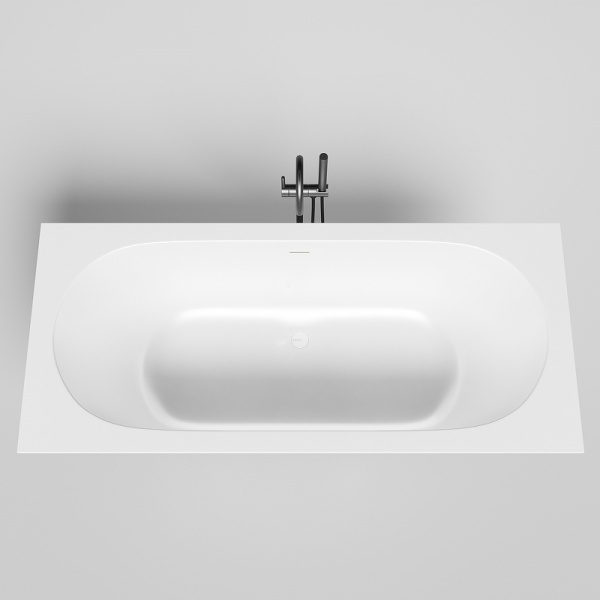 Фото ванна из искусственного камня salini ornella axis kit 180x80 см 103521m матовая