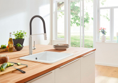 Фото смеситель для кухни grohe concetto new 31491000, цвет: хром