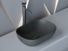 Фото раковина накладная ceramicanova element 45.5 см, цвет: антрацит cn6009mdh