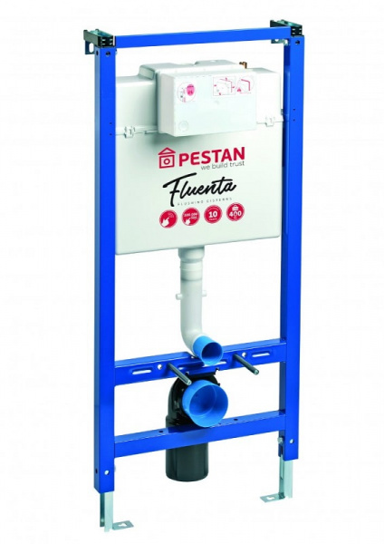 Фото унитаз с инсталяцией pestan fluenta set40006661pw