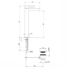 Фото смеситель для раковины webert doremi dr830402345