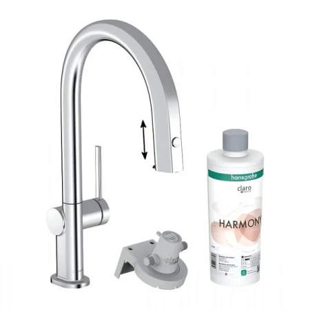 Фото смеситель для кухонной мойки hansgrohe aqittura 76800000