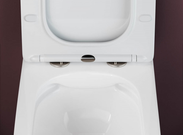 Фото унитаз подвесной, безободковый ceramicanova metric cn3007