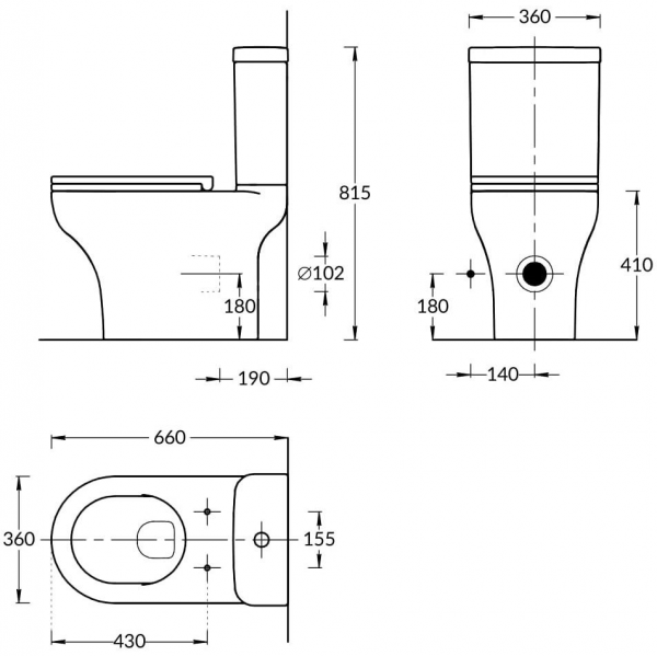 Фото унитаз напольный, безободковый kerama marazzi buongiorno bg.wc.01 (без бачка)