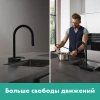 Фото смеситель для кухонной мойки hansgrohe aquno select 73831670