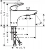 Фото смеситель для ванны hansgrohe logis 71315000