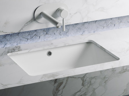 Фото раковина встраиваемая ceramicanova element 55 см, цвет: белый cn6045