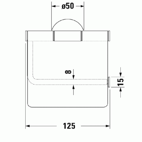 Фото держатель для туалетной бумаги duravit starck t 99401000 цвет: хром
