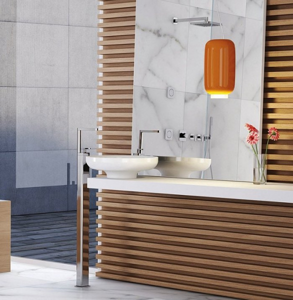 Фото напольный смеситель webert living, цвет: хром lv832101015