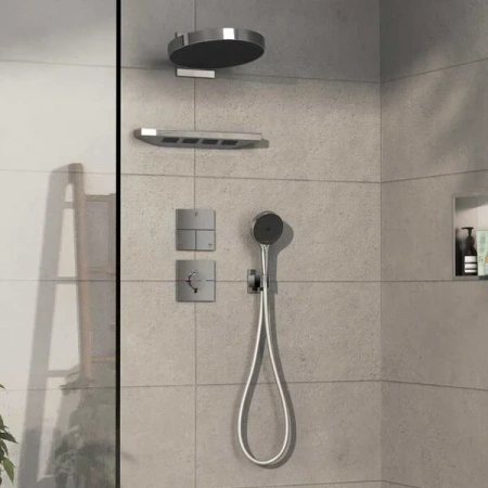 Фото термостатический смеситель для душа hansgrohe shower select comfort e 15574000
