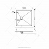 Фото поддон rgw st-0100g 100x100 см 16152100-02