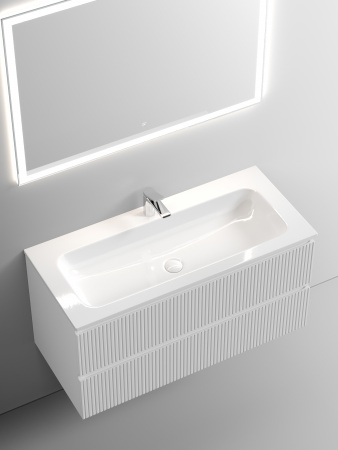 Фото тумба под раковину sancos snob t 100 см, цвет: bianco snt100w