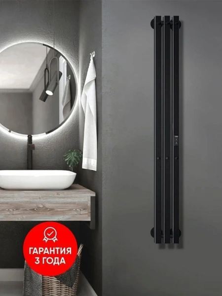 Фото электрический полотенцесушитель indigo style 120/13 без полки lspre120-13brrt