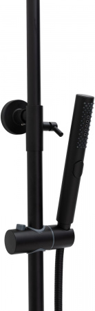 Фото душевая стойка allen brau liberty 5.33007-31 черный матовый