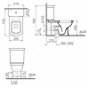 Фото унитаз-компакт vitra serenada 9722b003-7203