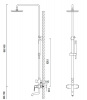 Фото душевая стойка zeegres z.rill 47052001