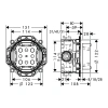 Фото смеситель для душа hansgrohe talis e 71765000s