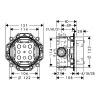 Фото смеситель для душа hansgrohe rebris 72667000s