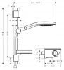 Фото термостатический смеситель для душа hansgrohe raindance select s 27036400