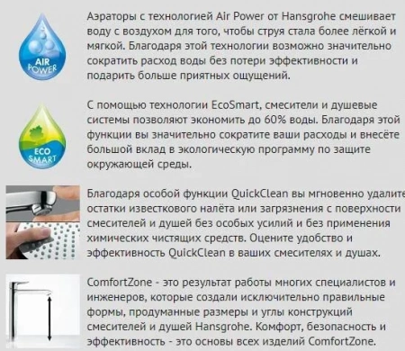 Фото смеситель для раковины hansgrohe focus 31937000