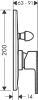 Фото смеситель для ванны hansgrohe vernis shape 71458670
