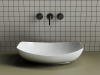 Фото раковина накладная ceramicanova element 56 см, цвет: белый cn5016