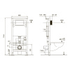 Фото унитаз с инсталяцией tece spring base k401201wcr