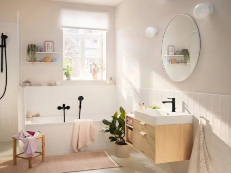 Фото смеситель для раковины hansgrohe rebris s 72517670
