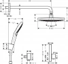 Фото душевая стойка hansgrohe croma select e 27297000