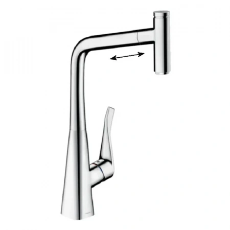 Фото смеситель для кухонной мойки hansgrohe select 14786000