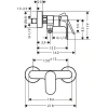 Фото смеситель для душа hansgrohe rebris s 72640670